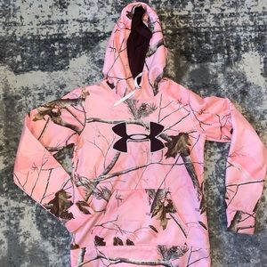 Pink Camo Under Armour Hoodie